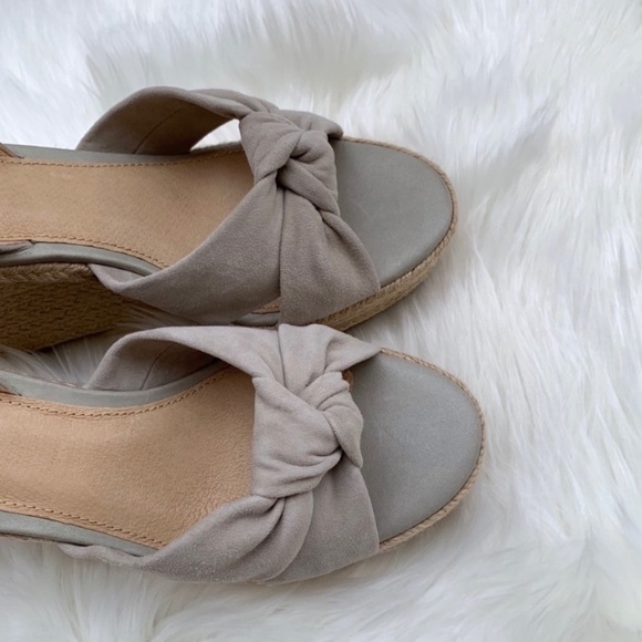 Frye Charlotte Twist Sage Espadrille Wedge Sandals - Picture 4 of 8